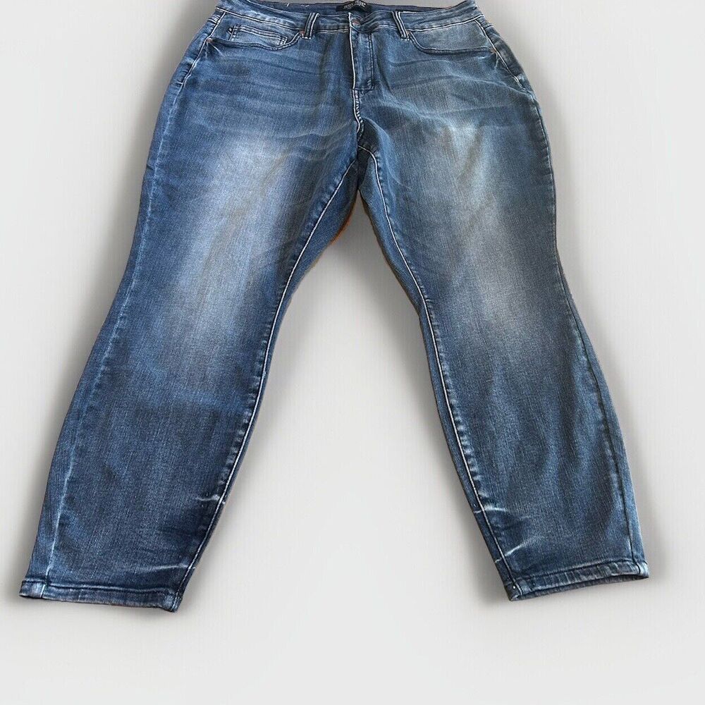 Judy Blue Skinny Fit Jeans Women 20W   (20x27) Stretch Flex Denim Ankle Mid Rise